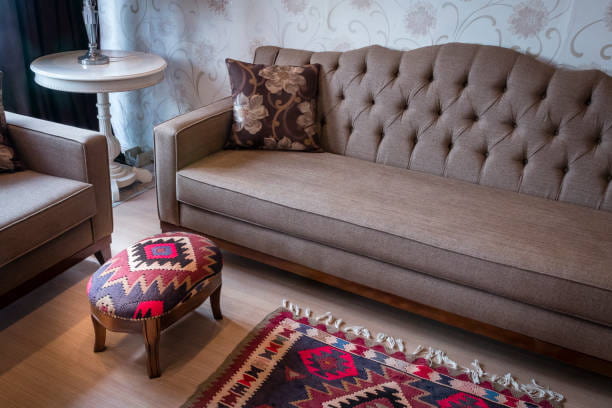 تصویر 3 از مبل راحتی ترک دوخت دقیق الهام‌ گرفته از سبک اروپایی